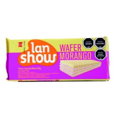 Imagem de Wafer lan show morango 80 g