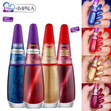 Imagem de Esmalte Impala Lançamento Cat Eye Olho de Gato Metalizado Glitter Nova
