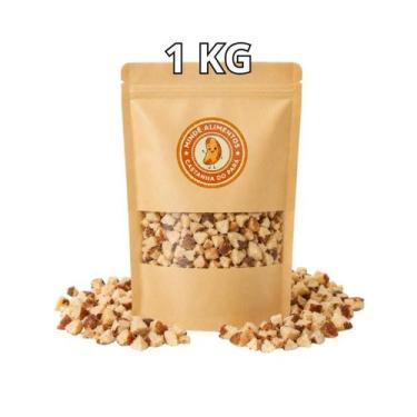 Imagem de 1kg Castanha Do Pará Quebrada Natural Safra Nova - MINDÊ Alimentos