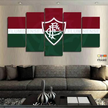 Imagem de Quadros Decorativos Fluminense 63x130mt em Tecido