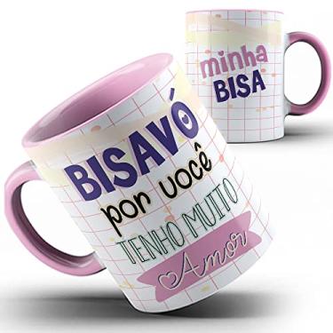 Imagem de Caneca rosa xícara Bisavó minha Bisa muito amor