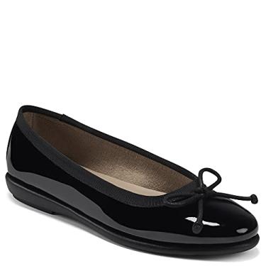 Imagem de Aerosoles Sapatilha de balé feminina Homebet, Blk Pat PU, 5