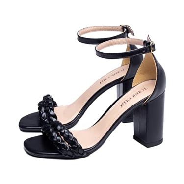 Imagem de Sandália Feminina Salto Alto Preta Torricella Genero:Feminino;Cor:Preto;Tamanho:38