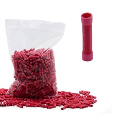 Imagem de Conectores de emenda de bumbum vermelhos ideais 18-22 AWG Pacote com 1000