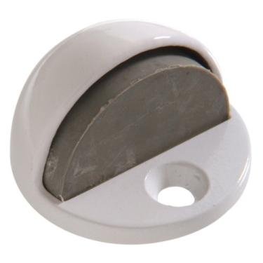 Imagem de Hardware Essentials 851808 Batentes de porta de piso de cúpula baixa branco 1/4'-3/4' Folga