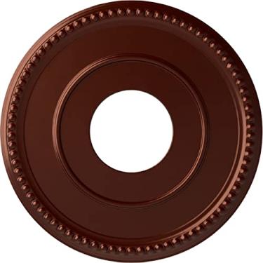 Imagem de Ekena Millwork Medalhão de teto CM12BRACS, cobre antigo