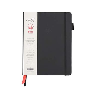 Imagem de Agenda Buzz Blue Sky, não datada, capa dura, 18 x 23 cm, preta