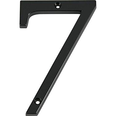 Imagem de Distinctions 843147 Black Flush-Mount 10 cm Casa número 7