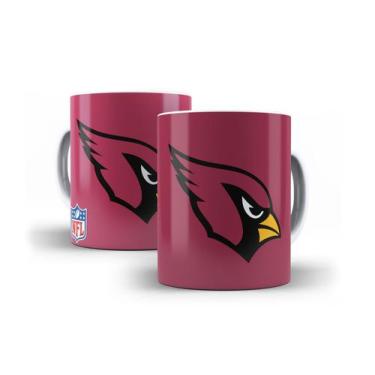 Imagem de Caneca Branca Porcelana Arizona Cardinals Nfl Futebol Americano + Caix