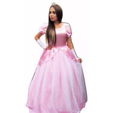 Vestido Infantil Fantasia Princesa Ariel Sereia Longo Cauda