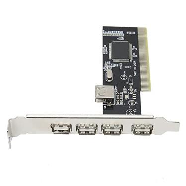 Imagem de Zopsc-1 Placa de Expansão Universal PCI 480 Mb/s 4 X PCI para USB 2.0 Placa de Expansão de Alta Velocidade para 4 Portas USB 2.0 Adaptador Conversor de Hub Acessórios de PC para Chip VIA VT6212L