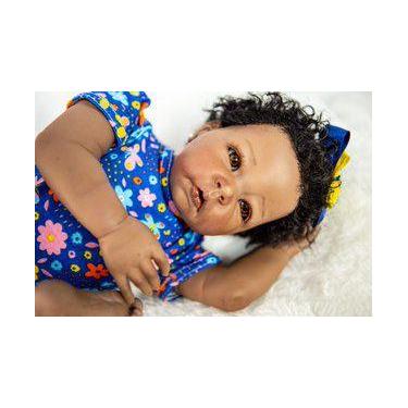 Imagem de Bebê Reborn Menina, Tecido, Enxoval Completo - Mundo Azul E Rosa