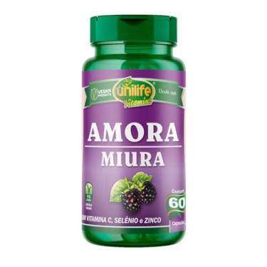 Imagem de Amora Miura com Vitamina C,E e Zinco 60 cápsulas Unilife - Auxilia nos sintomas da menopausa