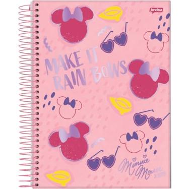 Imagem de Caderno Espiral Univ CD 1 Matéria 80 Fls Minnie Arts Make FSC - Jandaia