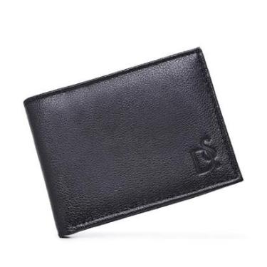 Imagem de Carteira Masculina Grande Couro Com Porta Moedas Cabe CNH Dinheiro Divisorias Cartoes-Masculino