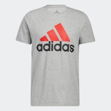 Imagem de Camiseta Malha Adidas Masculina Logo Algodão Manga Curta-Masculino