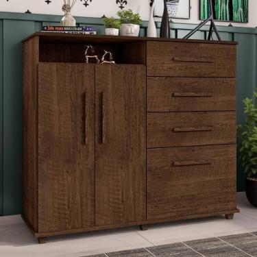 Imagem de Cômoda Com 2 Portas Kaybe Malbec