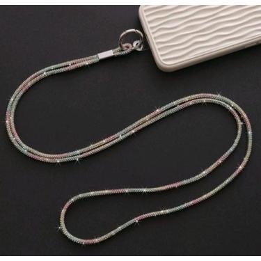 Imagem de Cordão Alça Anti Perda para Celular / Chaves / Cracha Corda Antiperda 