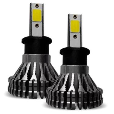 Imagem de Par Lâmpada H3 Super Led 6000k 6000 Lúmens 2d Kit Reator Embutido - Fi