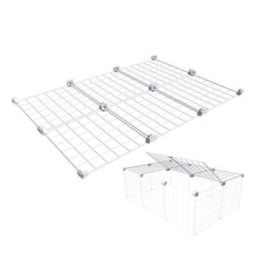 Imagem de Teto ou Fundo para Cercado Aramado Pet 60x90cm com Telas e Conectivos 