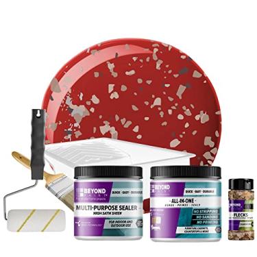 Imagem de Beyond Paint Kit de reforma de bancada com tinta, selador, manchas e ferramentas para bancadas, papoula