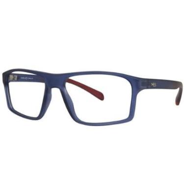 Imagem de Armação Óculos Hb Polytech 0001 10100010553010 Matte Fade Invert Blue Marsala-Masculino