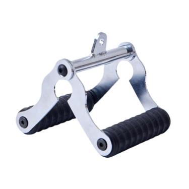 Imagem de kowaku Acessório de alça de terrestre em V para exercícios de barra de barra, equipamento de fitness doméstico com acessórios de alça antiderrapante, Prata