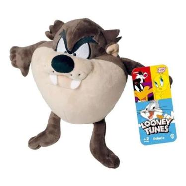 Imagem de Pelúcia Brinquedo Boneco Taz-Mania 28 Cm Looney Tunes - Baby Brink