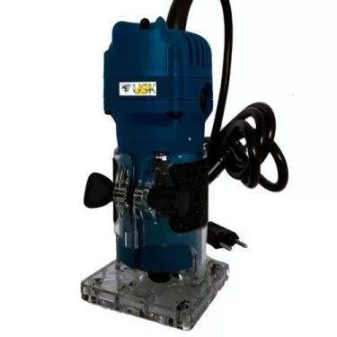 Imagem de Tupia fresadora manual USK Profissional 6mm 650w WT650 6 220v - WT650-