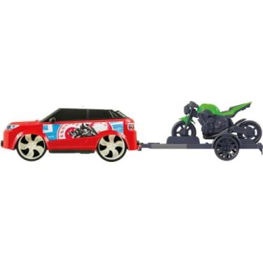 Imagem de Carrinho Snake ECO com Moto 18,7X14X24 CM - Kendy Brinquedos