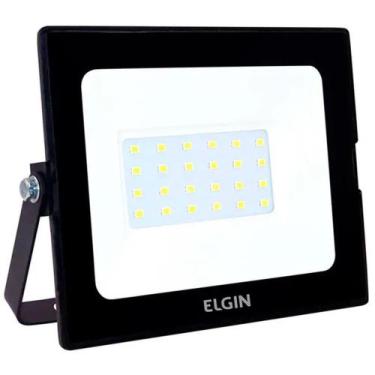 Imagem de Refletor de LED Power IP65 30W Bivolt 6500K SLIM Preto - ELGIN
