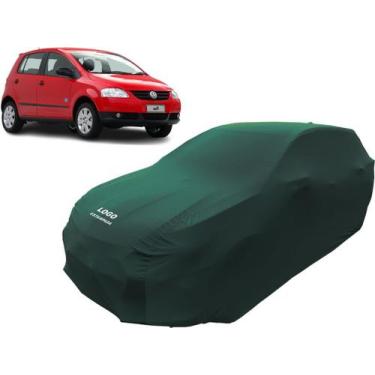Imagem de Capa Carro Volkswagen Fox Tecido Helanca Lycra Anti Poeira - Mz, Verde