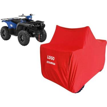 Imagem de Capa Tecido Alta Proteção Quadriciclo Yamaha Kodiak 450 Eps - Mz, Verm