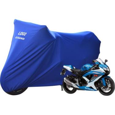 Imagem de Capa de proteção Para Moto Suzuki Gsx R 750 W Srad Luxo - Mz, Azul