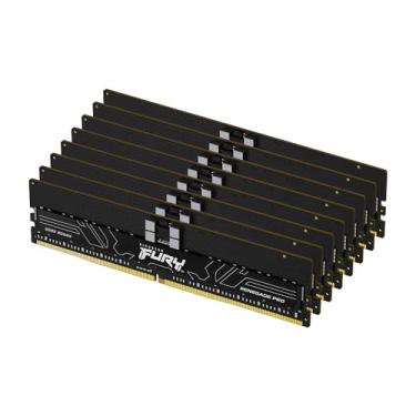 Imagem de Kingston Fury Renegade Pro Expo 128GB 6000MT/s DDR5 ECC Reg CL32 DIMM (Kit de 8) Memória Overclockable ECC Registrada DIMM - KF560R32RBEK8-128