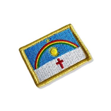 Imagem de BE0420-011 Bandeira Pernambuco Patch Bordado 5,7x3,8cm - BR44