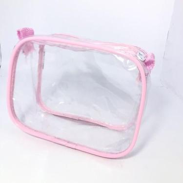 Imagem de MINI necessaire transparente para viagem - Gii Matos Makeup, Rosa