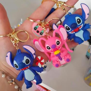 Imagem de Chaveiro De Borracha Stitch Fofo Kawaii LKS-9139 - Luatek