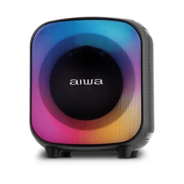 Imagem de Caixa de Som PartyBox AIWA PB-07 Bluetooth 8H RGB USB TWS Preto, BIV