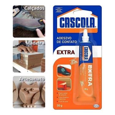 Imagem de Cola De Contato Adesivo Sapateiro Colar Cascola Bisnaga 30g