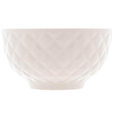 Imagem de Tigela de Porcelana Branca Diamond Lyor 280ml Cumbuca Pequena para Sob