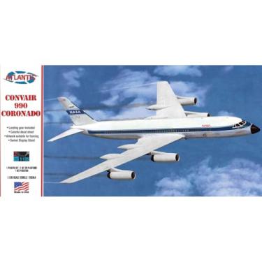 Imagem de Convair 990 Coronado 1/135 Kit de modelo de plástico Atlantis Feito nos EUA