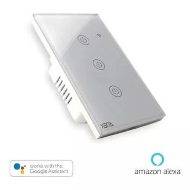 Imagem de Interruptor inteligente luz 3 botões touch - AITEK