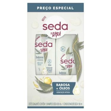 Imagem de Shampoo 300ml e Condicionador 190ml Seda by Rayza Babosa e Óleos