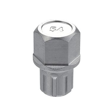 Imagem de X AUTOHAUX 9PT Porca de chave de trava de roda de carro para Volkswagen para VW Jetta/Passat/Golf/Coelho/GTI para chaves hexagonais Audi Spline com 9 dentes quadrados, soquete de parafuso antifurto