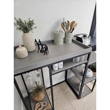 Imagem de Aparador Buffet Adega Cervejeira Frigobar com Cantinho do Café Preto A