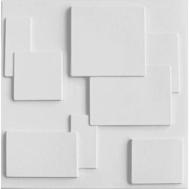 Imagem de Revestimento 3D Para Parede Kit 6M² Quadratto + 2 Colas Pu - Ilove3d