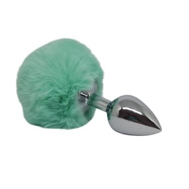 Imagem de Plug anal Médio com Pompom Verde