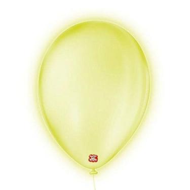 Imagem de Balão de Festa Neon - Amarelo - 25 Unidades - Balões São Roque - Rizzo