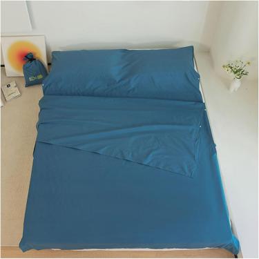 Imagem de Forros de saco de dormir Saco de dormir portátil compacto, folha forrada de saco de dormir de algodão para hotel doméstico, para viagens ao ar livre e acampamento, 9 estilos, B, 160x210cm